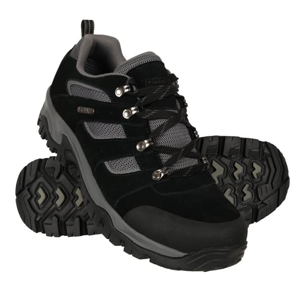 Mountain Warehouse Mens Voyage Suede Waterproof Walking Shoes