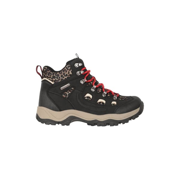 Mountain Warehouse Womens/Ladies Adventurer Leopard Print Faux Suede Waterproof Walking Boots
