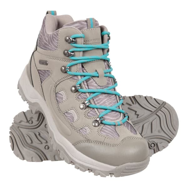 Mountain Warehouse Womens/Ladies Adventurer Leopard Print Faux Suede Waterproof Walking Boots