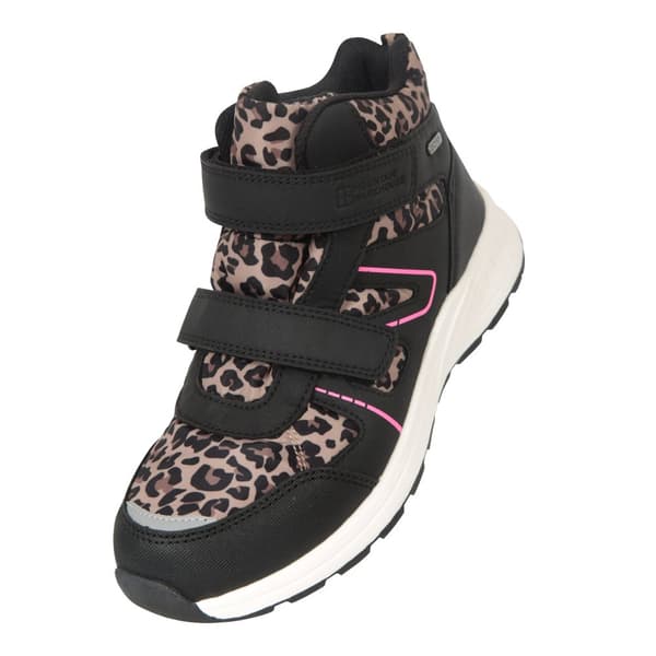 Mountain Warehouse Barn/Kids Jupiter Adaptive Vandringskängor med leopardmönster