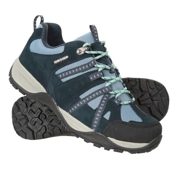 Mountain Warehouse Direction II - breda promenadskor i mocka för damer/damer Navy 6 UK