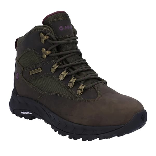 Hi-Tec Womens/Ladies Euro Trail Boots Khaki Green 7 UK