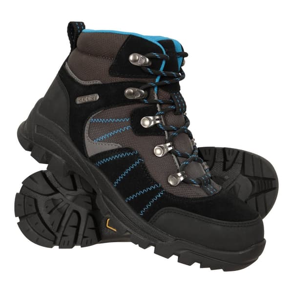 Mountain Warehouse Childrens/Kids Edinburgh Suede IsoGrip Waterproof Hiking Boots