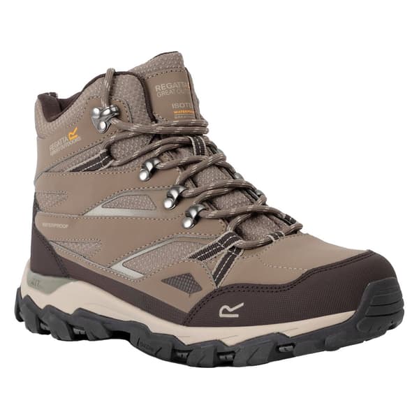 Regatta Womens/Ladies Holcombe III Walking Boots Walnut/White Pepper 6 UK