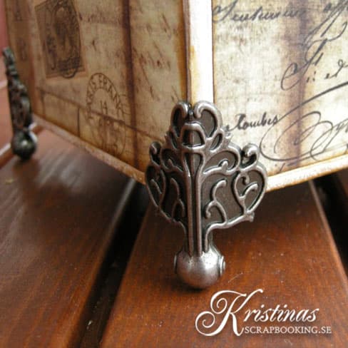 Metallfötter - Tim Holtz - Foundations 4 st