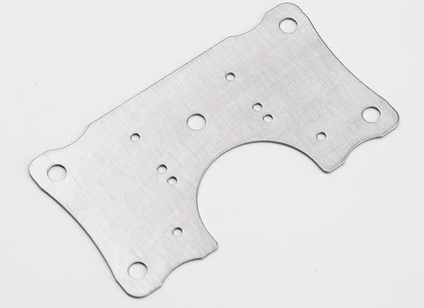 INF Reparasjonsplate for møbelhengsler 9x5 cm rustfritt stål 2-pakning