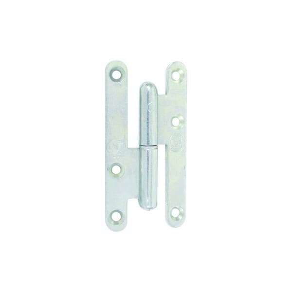 Vänster trägångjärn OUTRE SEDAN 80x40 mm zinkpläterade runda gavlar - JARDINIER MASSARD - J530050