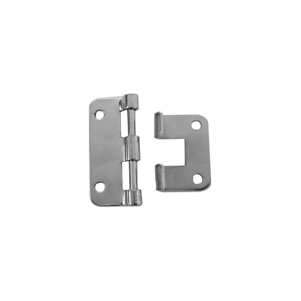 GENERIC - avtagbart gångjärn - metallic vit - 58 x 46 mm - 10 st per förpackning
