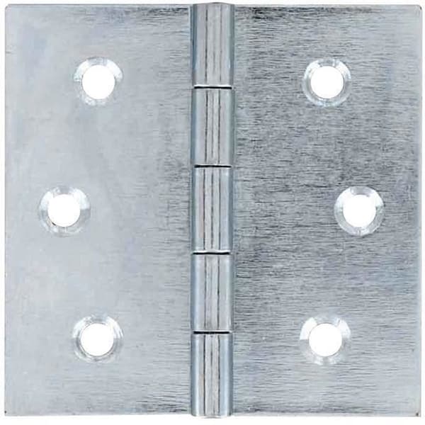 Fyrkantigt gångjärn i stål - 40x40 mm