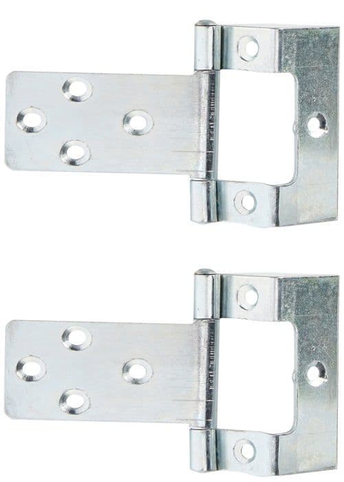 Bulk hårdvara - BH01811 - Armbågssänkt gångjärn, 50 x 16 mm, set med 2 delar