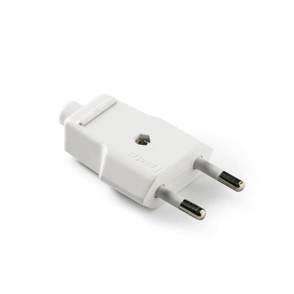 Gångjärn - plugg - möbelgångjärn - pivot Famatel - 1001 - Vit plugg 10 A 250 V