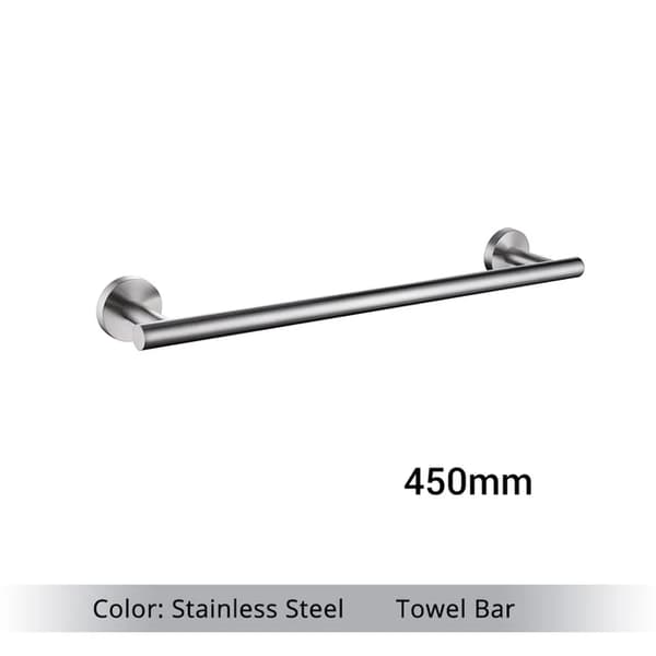 Toiletpapirholder, Børstet Guld Finish, Rustfrit Stål Konstruktion, SS-Tower Bar 45