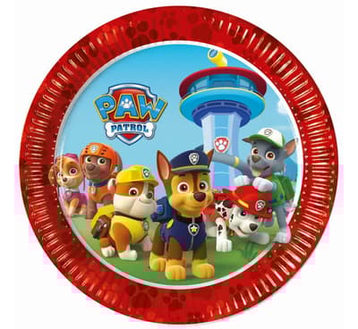 Paw Patrol Let's Roll- Papptallrikar