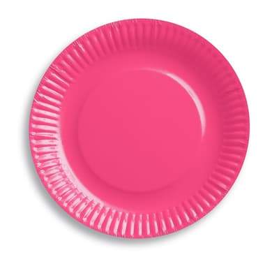 Pappersassietter Runda- Mörkrosa