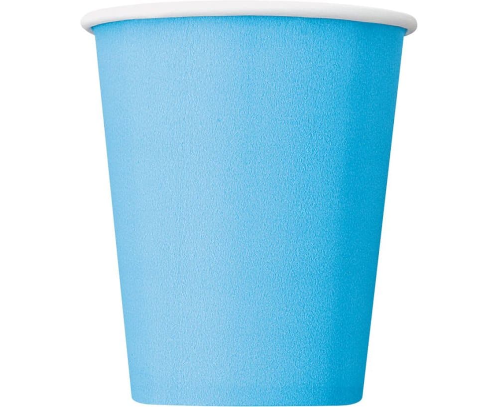 Pappersmuggar- Ljusblåa 14-pack