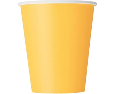 Pappersmuggar- Gula 14-pack