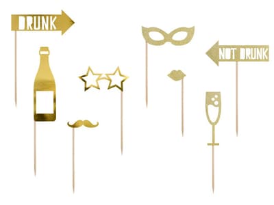 Photo Booth Props- 8-pack