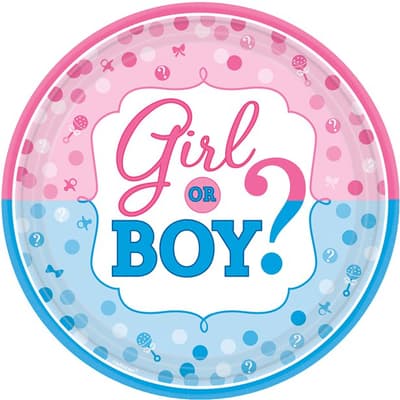 Gender Reveal- Papptallrikar