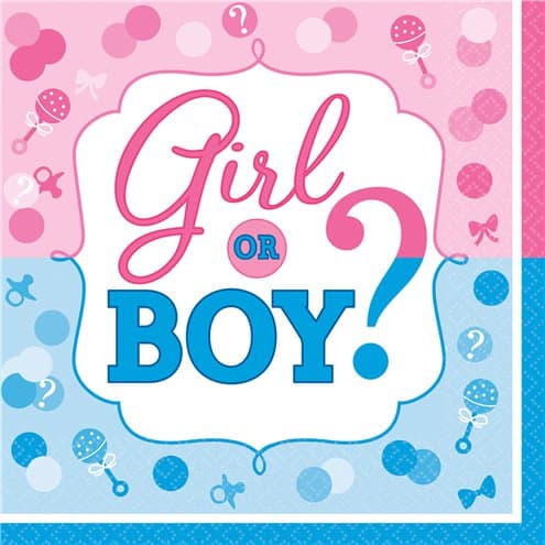 Gender Reveal- Servetter