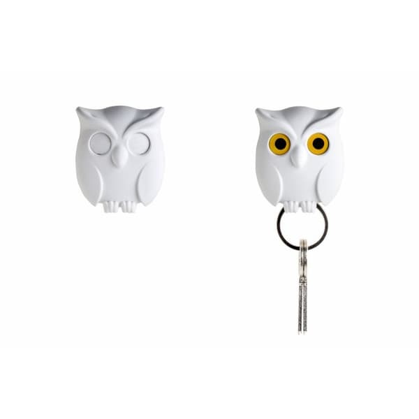 Qualy design Owl Keychain (Vit)