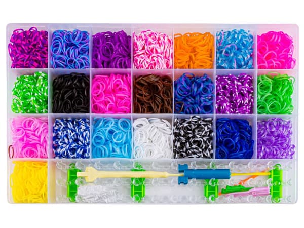 Gummibånd sæt til at lave armbånd Halskæder Perler 4400 stk