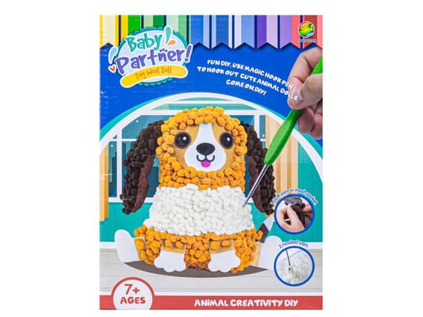 Luova kirjontasarja, maskotti, täytetyt eläin ompelemiseen, tyyny koristeluun DIY DOG