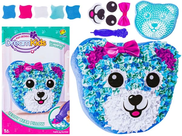 Kreativ uppsättning av broderisatser, maskot, gosedjur för sömnad, DIY dekorativ kudde, NALLE, BJÖRN