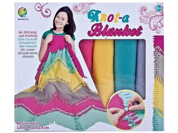 Kreativt sæt, broderi, plystæppe til syning DIY PATCHWORK-tæppe