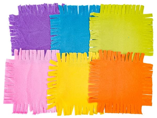 Kreativt sæt, broderi, plystæppe til syning DIY PATCHWORK-tæppe