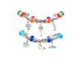 Miniatyrbillede 4 af 6: Sæt til fremstilling af smykker, armbånd, charms, vedhæng, stribede perler, MIX