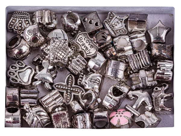 Sæt til fremstilling af smykker, armbånd, charms, vedhæng, perler MIX