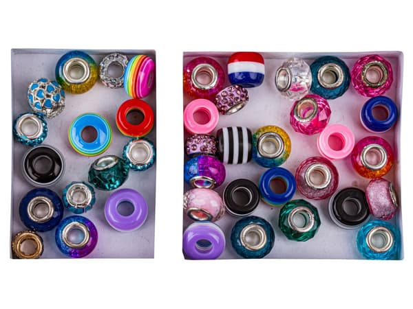 Sæt til fremstilling af smykker, armbånd, charms, vedhæng, perler MIX