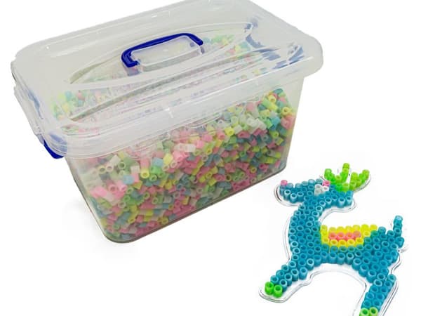 Strygemaskine, Strygeperler, XXL-version, Sæt med 6000 Els Glowing in the Dark