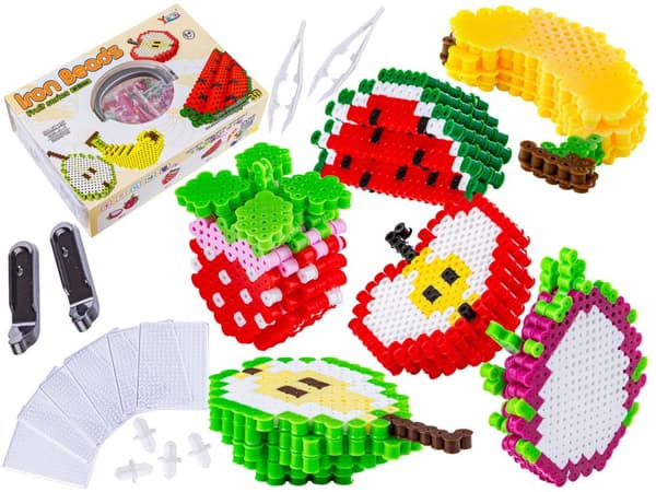 Strygemaskine, Strygeperler, 3D FRUGT Sæt 3000 stk