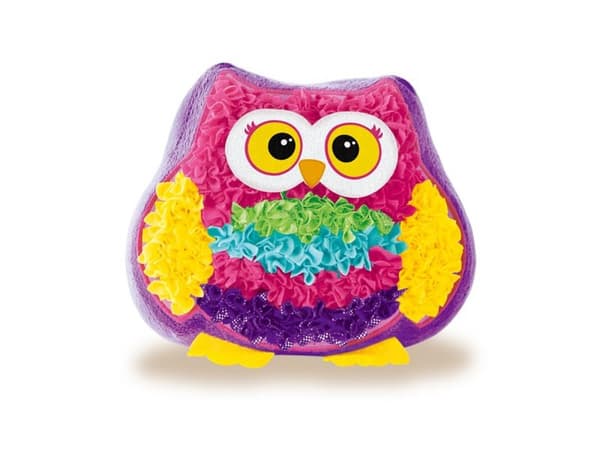 Creative Embroidery Kit Pehmotyynyn maskotti ompelu DIY OWL