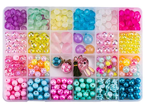 Pärlor Creation Kit för att göra armband, smycken, halsband
