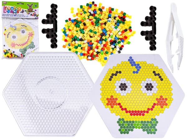 Strygeperler, Strygepose, Skabelon, Taske GLAD KLOWN, EMOTION, SMILE