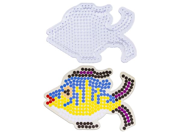 Strygeperler, Strygemaskine, Skabelon, Taske FARVERIG FISK, HAVFISK