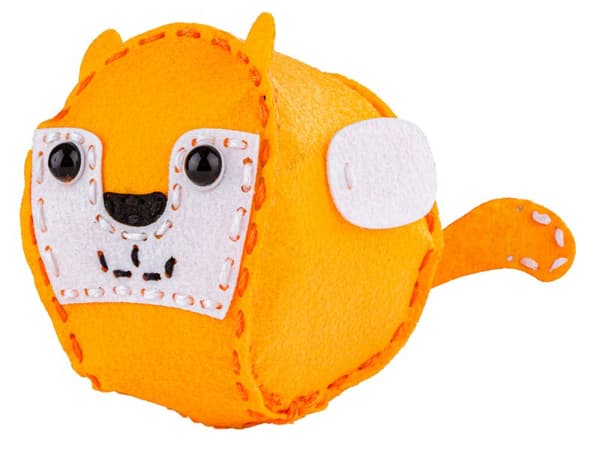 Kreativ uppsättning av broderier, maskot, plyschsydjur Skogsdjur FOX