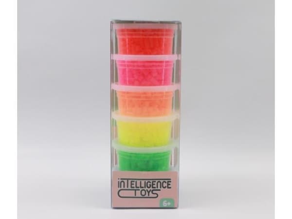 Strykpärlor 3000st, Strykpärlor, För strykjärn, 6 färger, lager - FLUORESCerande MIX AV FÄRGER