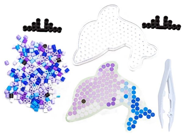 Strygeperler, Strygemaskine, Skabelon, DELFIN taske