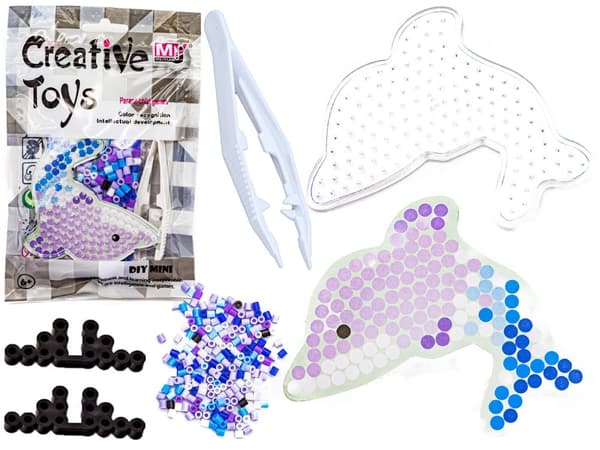 Strygeperler, Strygemaskine, Skabelon, DELFIN taske