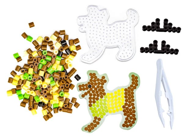 Strygeperler, Strygemaskine, Skabelon, Taske HUND, HUND I EN T-SHIRT