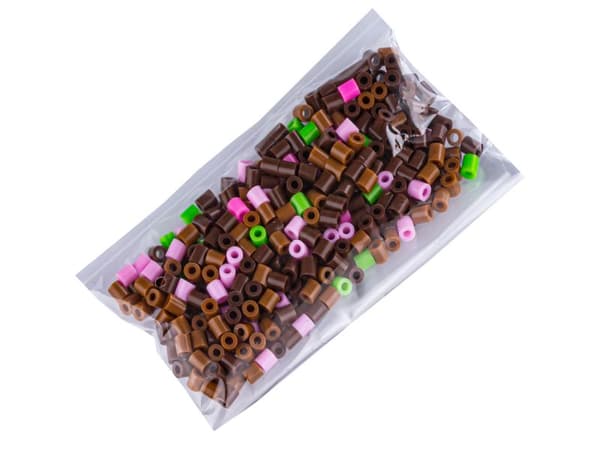Strygeperler 3D version, Blomstrende træ skabelon, pose, strygepose