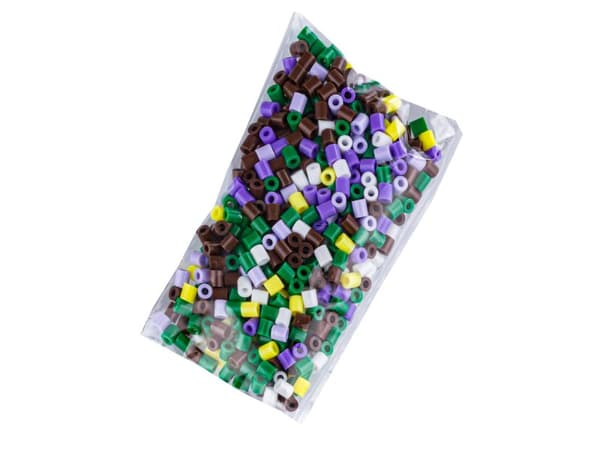 Strygeperler 3D version, Stedmoderblomster skabelon, Sachet, Strygepose