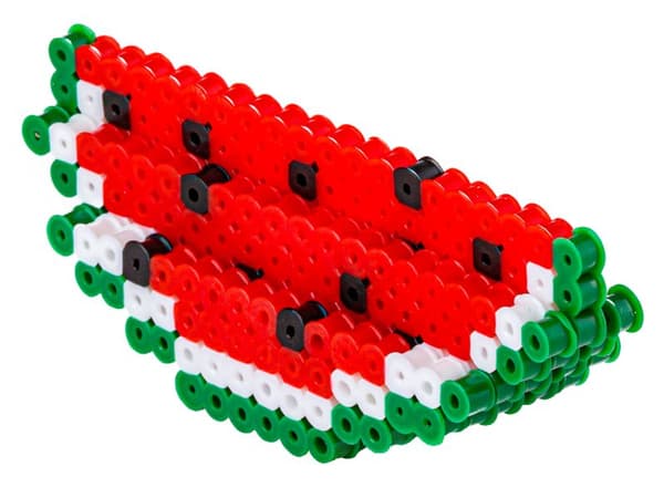 Strygeperler 3D version, skabelon WATERMELON Frugt, pose, Strygemaskine