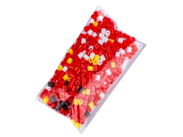 Strygeperler 3D version, APPLE Fruit skabelon, pose, strygepose