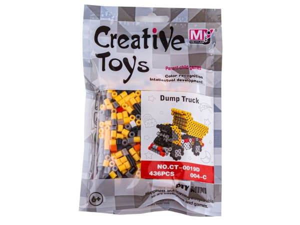 Strygeperler 3D version, TRUCK, DUMP TRUCK, Taske, Strygemaskine