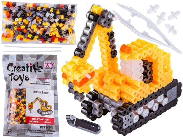 Strygeperler 3D version, GRAVEMASKINHAMMER, pose, Strygepose