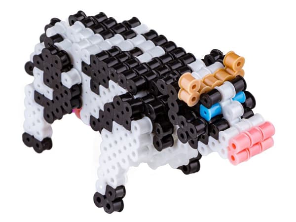 Strygeperler 3D version, COW, COW, Sachet, Strygemaskine